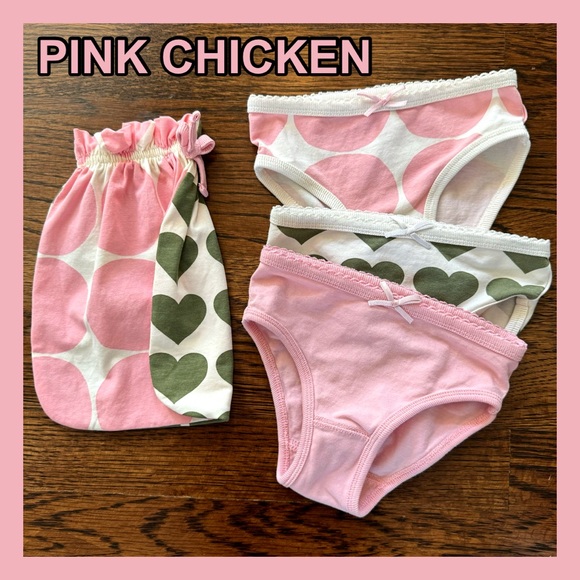 Pink Chicken Other - PINK CHICKEN - 3 BIKINI UNDIES ~ Sz 2-3T